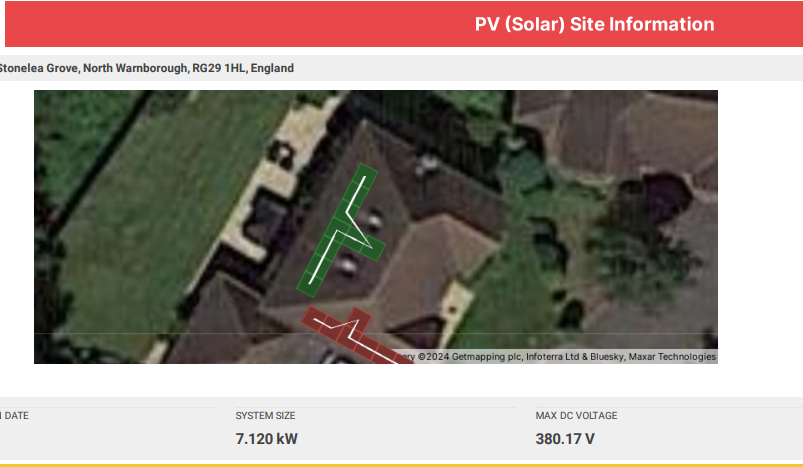 Solar panel roof design, in Hook, Hampshire.