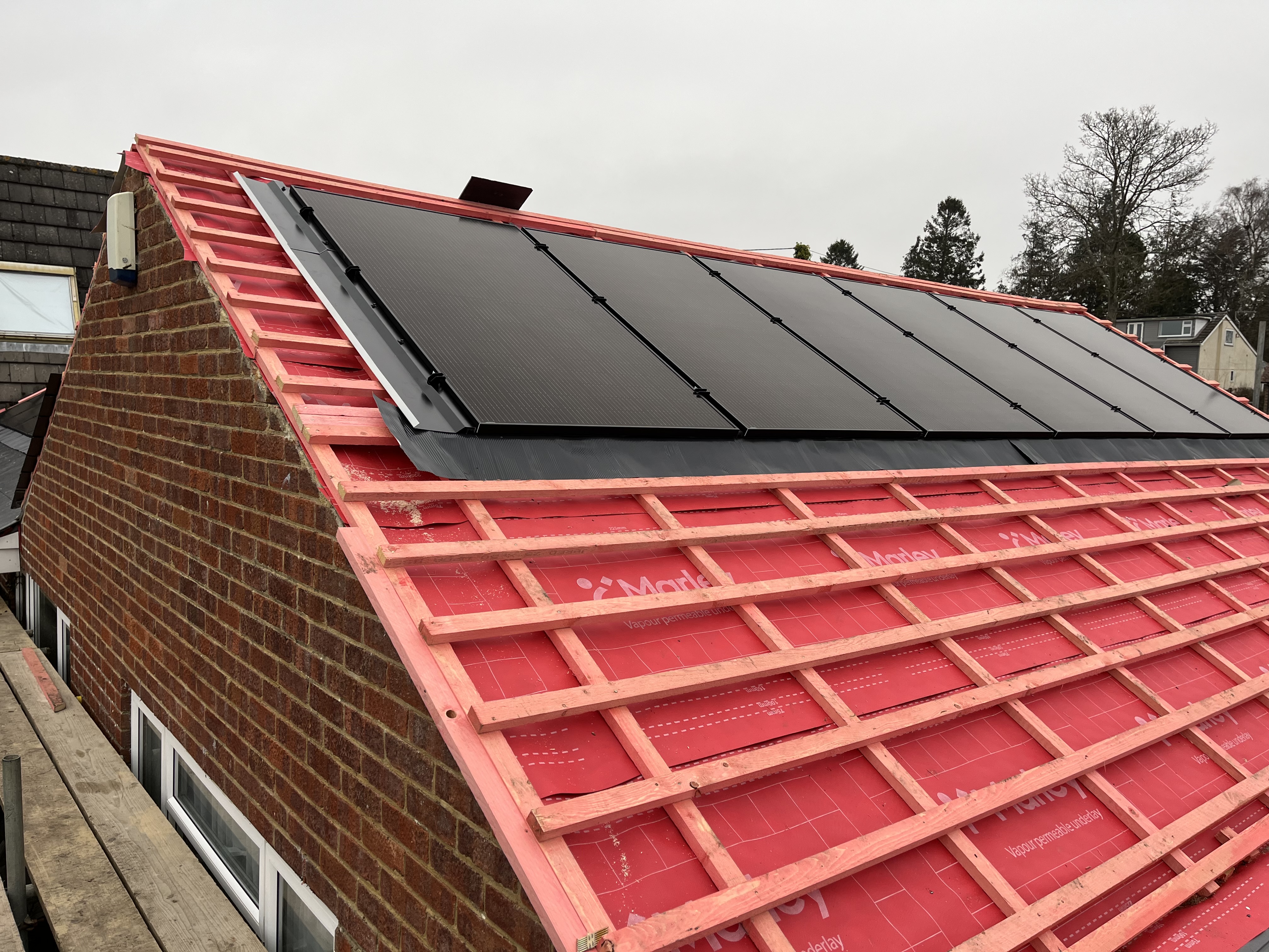 in-roof solar panel system